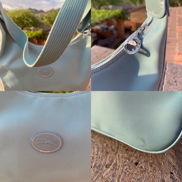 SOLD Longchamp Le Pilage Nylon and Leather Hobo Bag - Picture 7 of 13